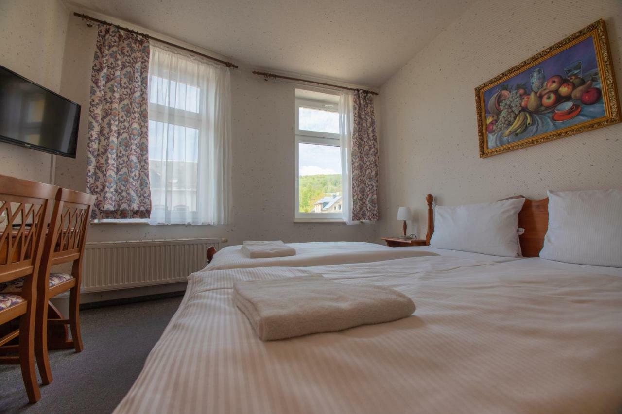Haus Schlematal Hotel Und Restaurant Bad Schlema Buitenkant foto